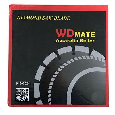 2x Diamond Cutting Blade 300mm 3.0*7.0mm 12" Dry Wet Turbo Saw Wheel 25.4/22.2mm