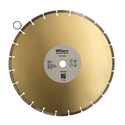 4x Diamond Dry Cutting 350mm Circular Saw Disc Blade 7*3mm Segment 14" 25.4 Tile