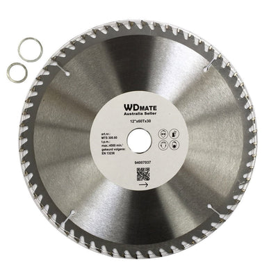 3x Wood Cutting 300mm 60T Circular Saw Blade Disc Wheel 12" 30mm ATB Timber  TCT