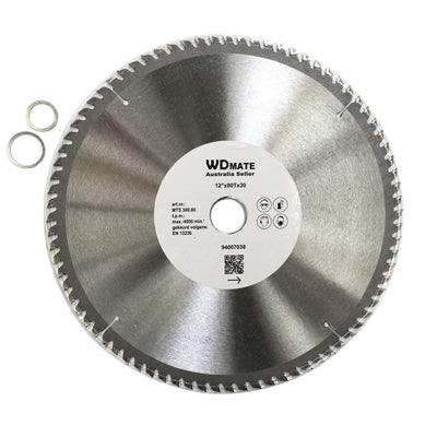 2x Wood Saw Blade Cutting Disc Wheel 12" 300mm 80T TCT Circular ATB Sharp WDMATE