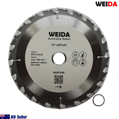 2x 210mm Wood Circular Saw Blade Cutting Disc 8-1/4" 40T Bore 35mm K 2.2mm Pro