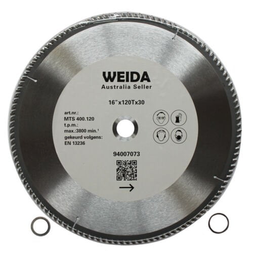 3xCircularSaw Blade400mm 120T Wood CuttingDisc 16" Bore 30/25.4mm K3.5mmCutting