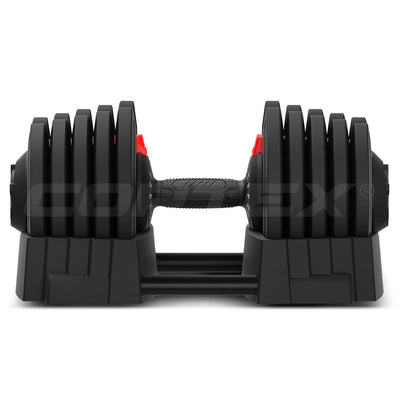 CORTEX Revolock V2 80kg Pair Set Adjustable Steel Dumbbell Barbell All-in-One