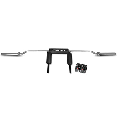 CORTEX Safety Squat Olympic Barbell with Lock Jaw Collars