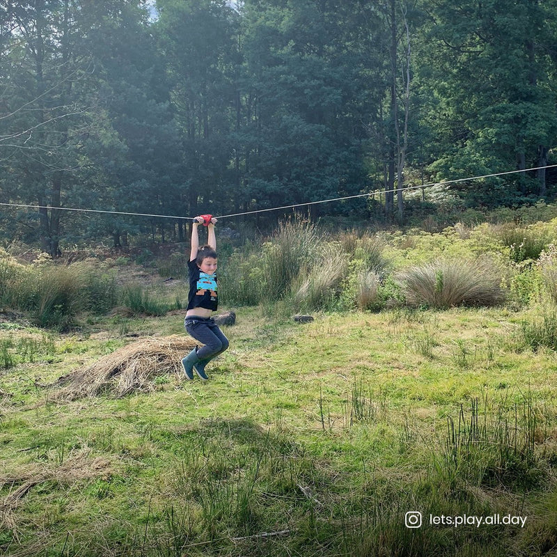 Lifespan Kids Woomera Flying Fox + Red Monkey Swing