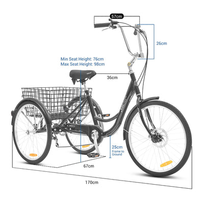 Progear Bikes RideFree Trike 24" White