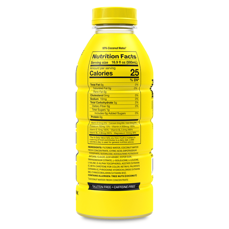 Lemonade Prime hydration