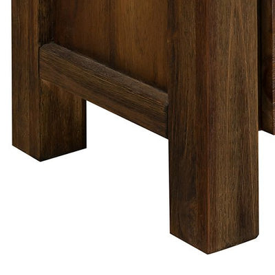 Buffet Sideboard in Chocolate Colour Constructed with Solid Acacia Wooden Frame Storage Cabinet with Drawers