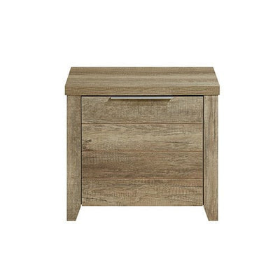 Bedside Table 2 drawers Storage Table Night Stand MDF in Oak