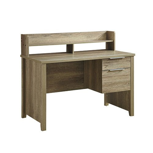 Study Desk with 2 Drawers Natural Wood like MDF Office Desk Table