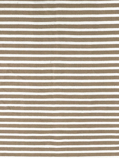 Beige cream striped cotton kilim rug190x250 cm