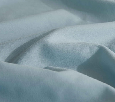 Vintage Washed Microfibre Sheet Set (Blue, Single)