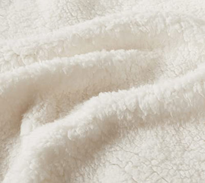 2-in-1 Teddy Sherpa Quilt Cover Set (Mauve, Double)