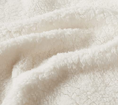 2-in-1 Teddy Sherpa Quilt Cover Set (Mauve, Double)