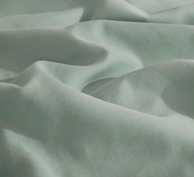 Vintage Washed Microfibre Sheet Set (Sage, King)