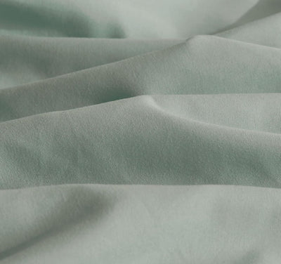 Vintage Washed Microfibre Sheet Set (Sage, King)
