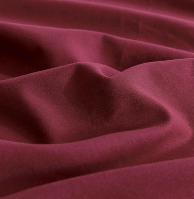 Vintage Washed Microfibre Quilt Cover Set (Burgundy, Super King)
