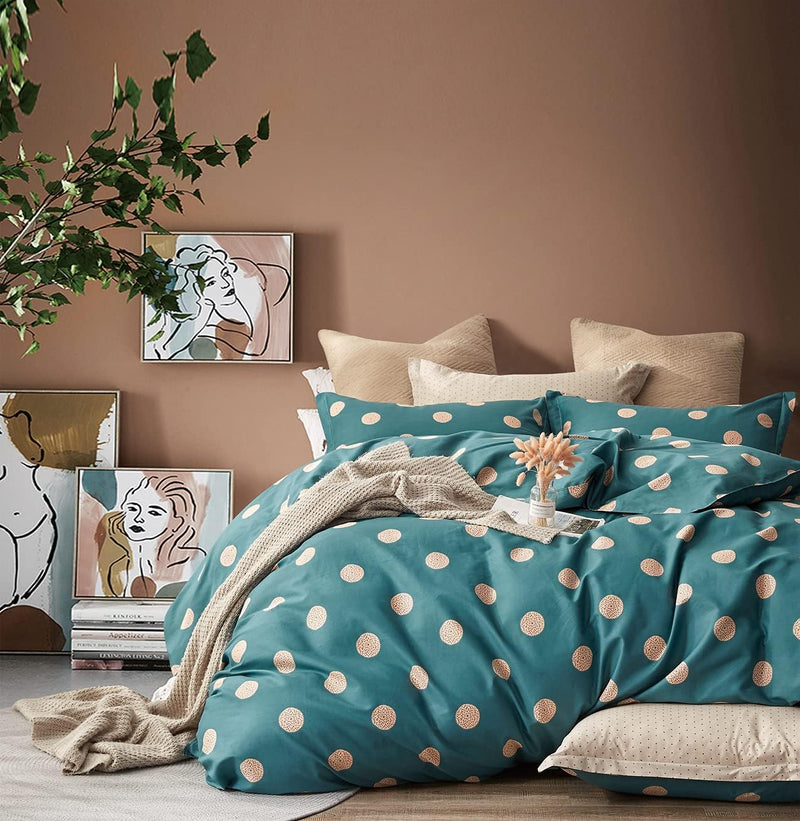 Gioia Casa 100% Cotton Hugo Reversible Printed Quilt Cover Set - Super King Size