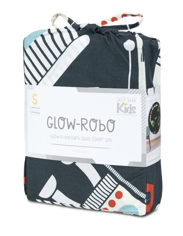 Glow Robo QUILT COVER SET - SINGLE