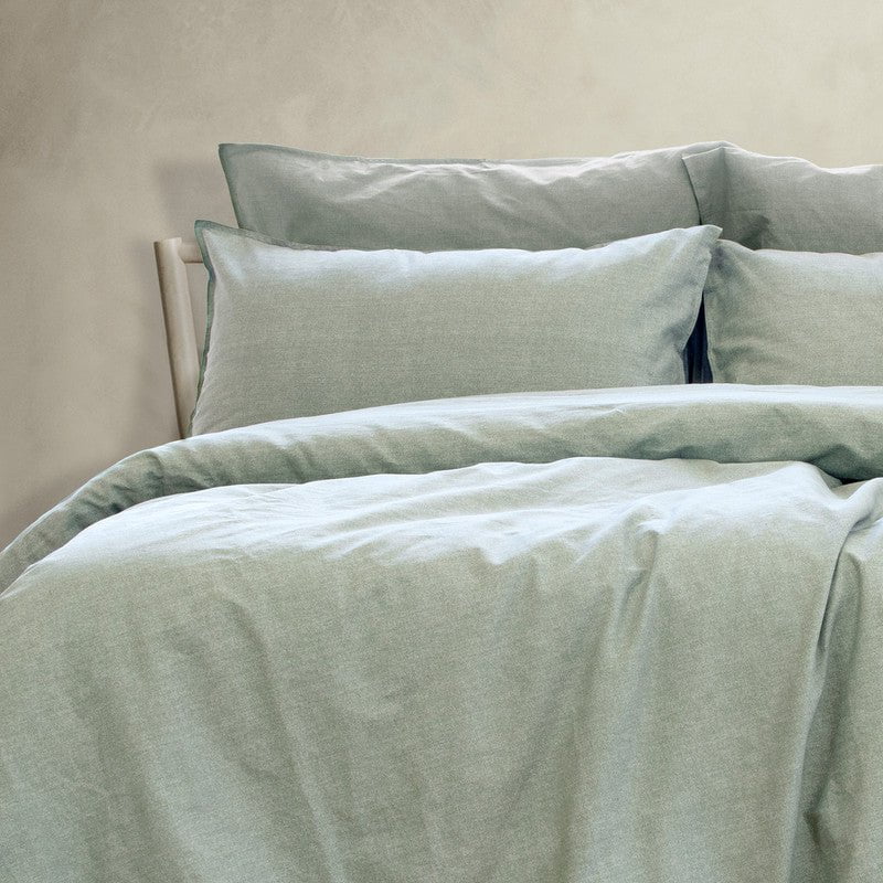 Embre Linen Look Washed Cotton QUILT COVER SET - KING