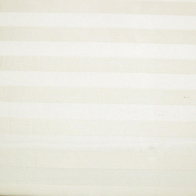 1000TC Self Striped Tailored Quilt Cover Set Ivory King