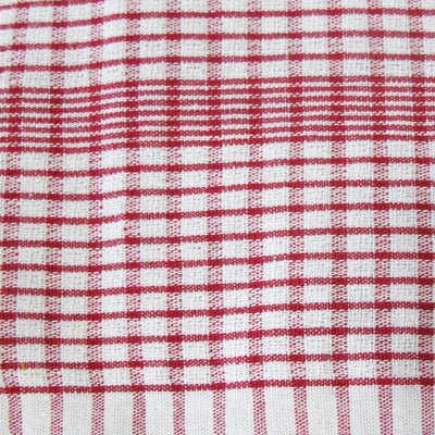 Set of 3 Jumbo Cotton Checkered Tea Towels 60 x 90 cm Green