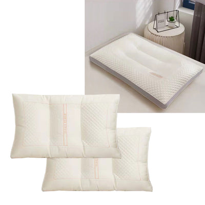 Twin Pack Pearl Protein & Latex Skin Friendly Standard Pillows 48 x 74 cm