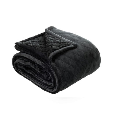 Bianca Mansfield Blanket Charcoal Single/Double