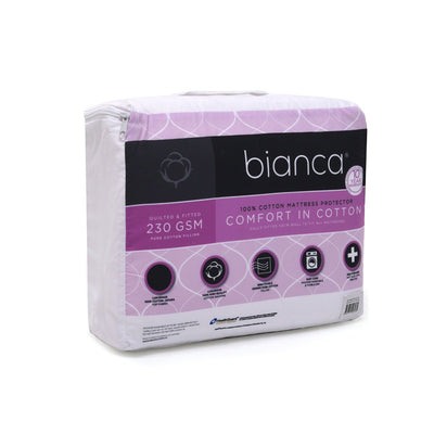 Bianca Comfort in Cotton Mattress Protector King Single