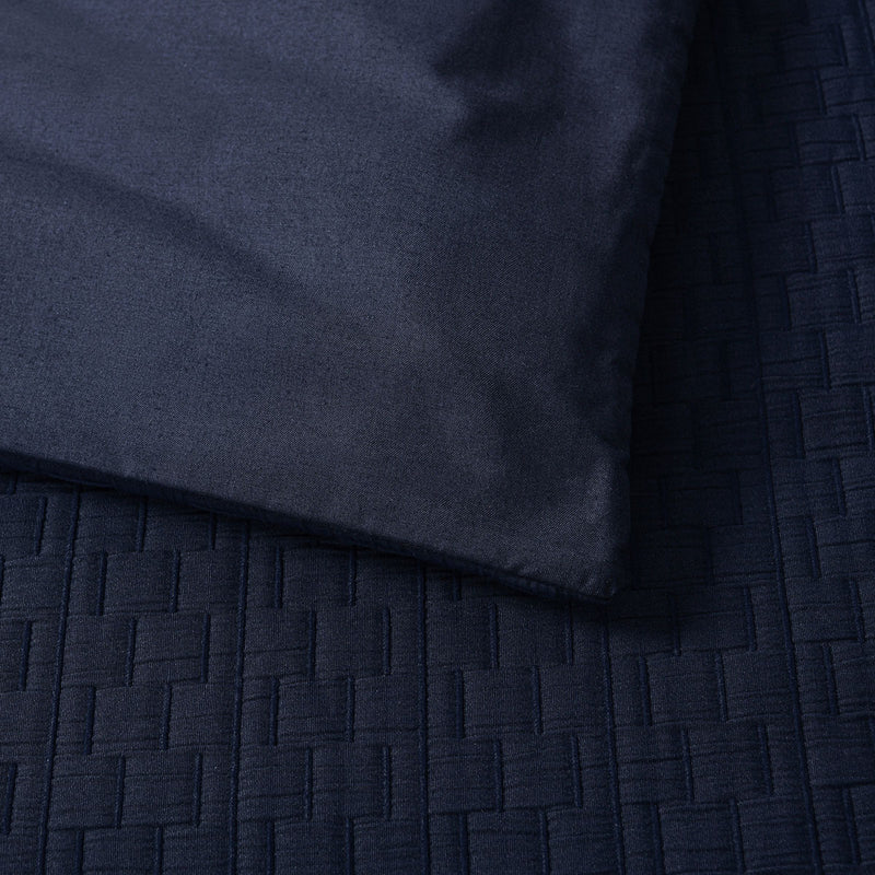 Bianca Burleigh Ink Jacquard Quilt Cover Set King