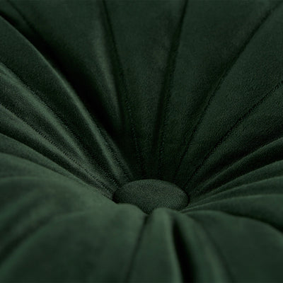 KAAT Amsterdam Mandarin Dark Green Round Filled Cushion 40cm Diameter