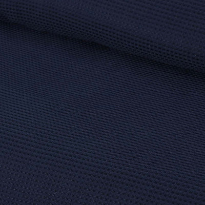 Accessorize Navy Waffle Polyester Quilt Cover Set King