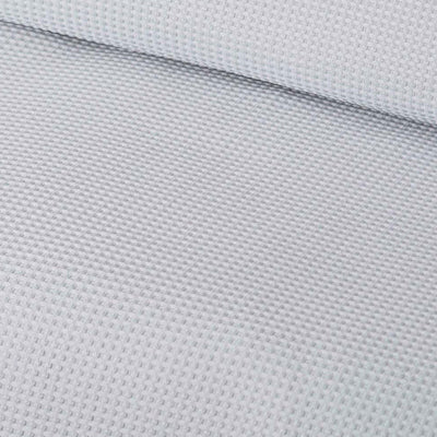 Accessorize Silver Waffle Polyester Quilt Cover Set Single