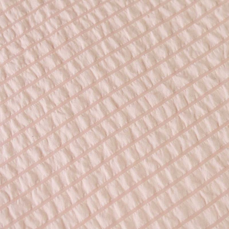 Ardor Ingrid Blush Seersucker Stripe Quilt Cover Set King