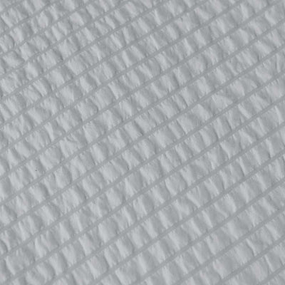 Ardor Ingrid Silver Seersucker Stripe Quilt Cover Set Double