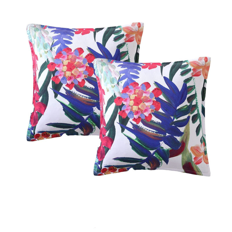 Logan and Mason Pair of Atherton Tropic European Pillowcases 65 x 65cm