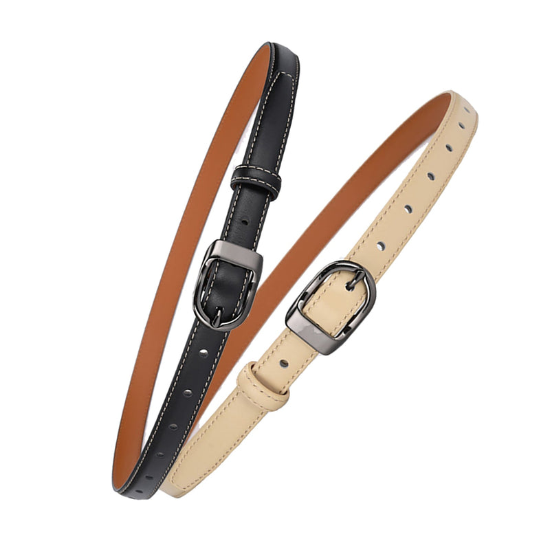 Luxury Top Layer Cow Leather Belt Women&