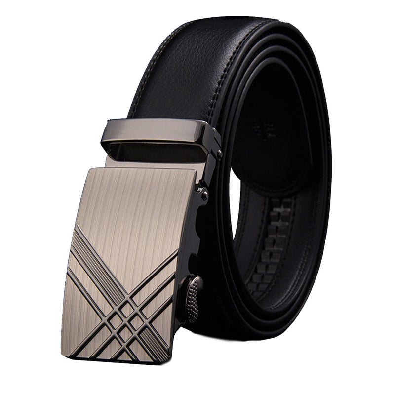 Adjustable Slide Luxury Leather Belt For Men&