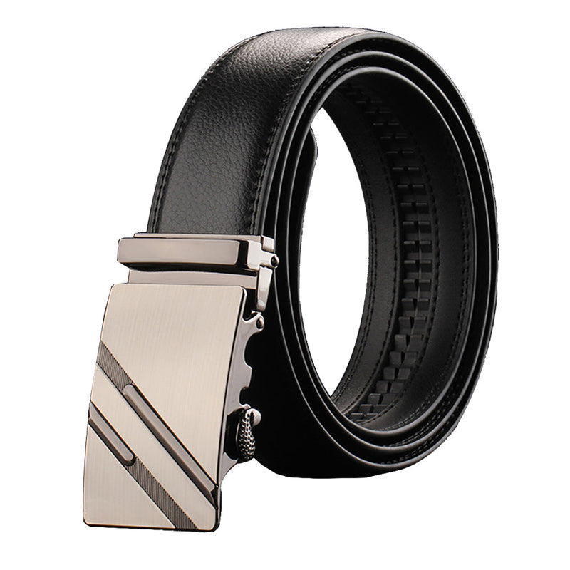 Adjustable Slide Luxury Leather Belt For Men&
