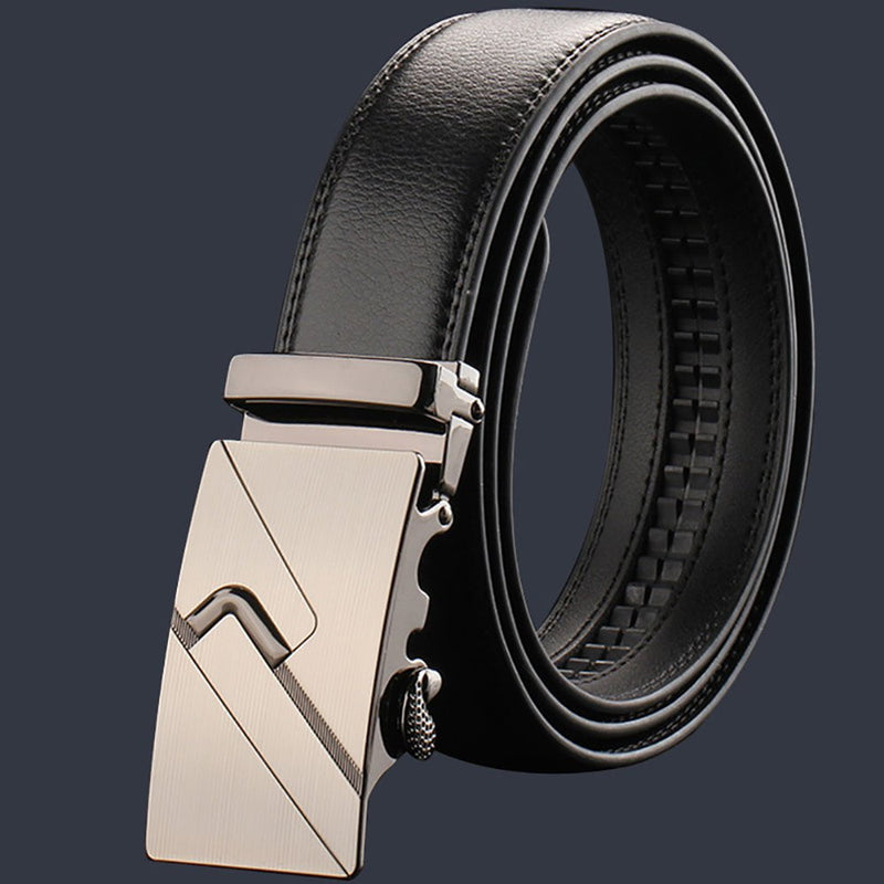 Adjustable Slide Luxury Leather Belt For Men&
