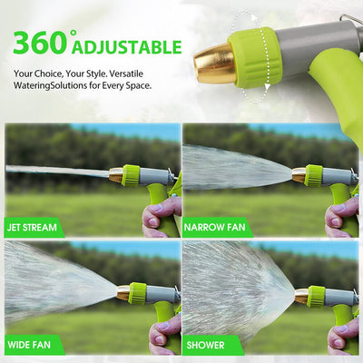 Garden Spray Gun Auto Rewind Wall Water Hose Mount Hose Reel 30M Retractable