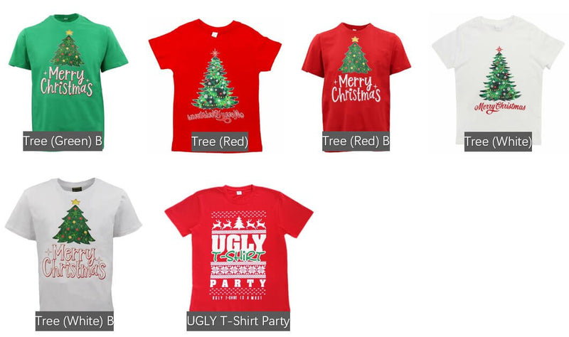 New Funny Adult Xmas Christmas T Shirt Tee Mens Womens 100% Cotton Jolly Ugly, Reindeer (Red), L