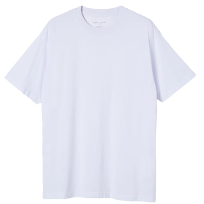 Adult 100% Cotton T-Shirt Unisex Men's Basic Plain Blank Crew Tee Tops Shirts, White, M