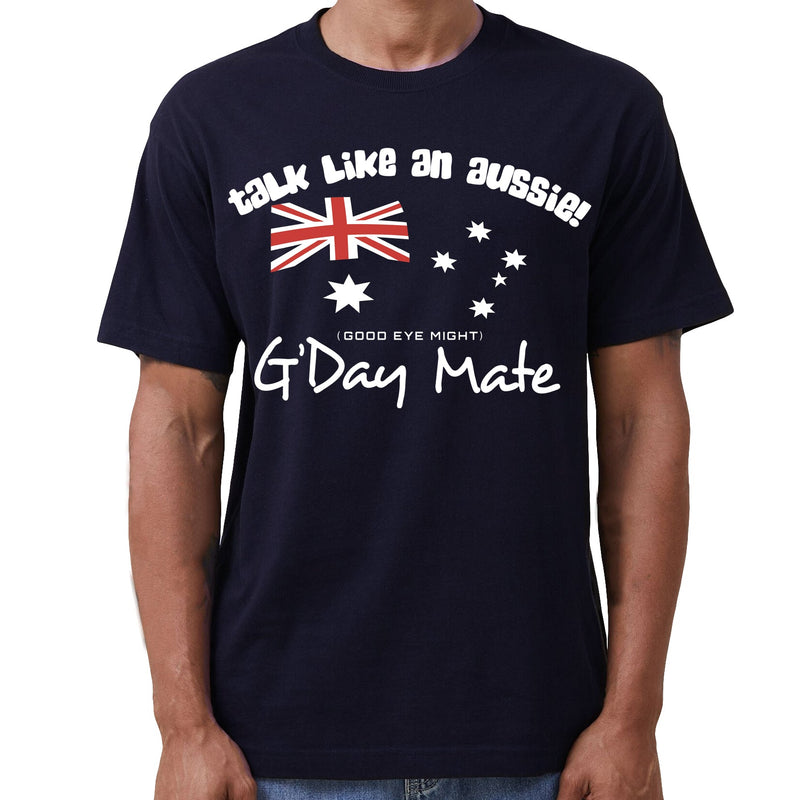 100% Cotton Australian Day Flag T-Shirt Aussie G&
