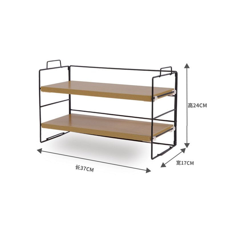 Desktop Storage Rack Bookshelf  Office