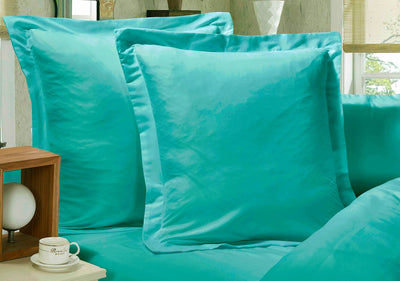 1000TC Premium Ultra Soft European Pillowcases 2-Pack Teal