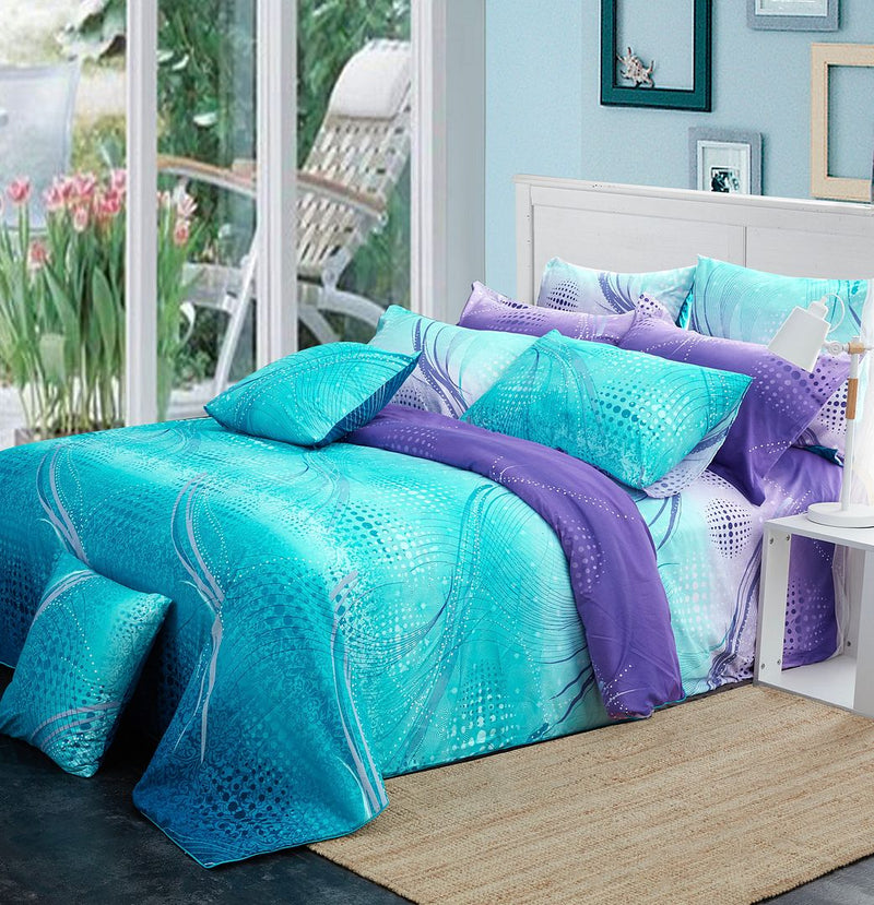 Vitara Super King Size Bed Quilt/Duvet Cover Set