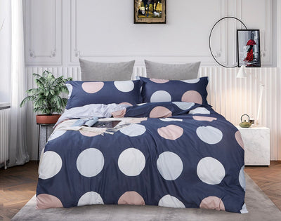 Circles Super King Size Quilt/Duvet Cover Set