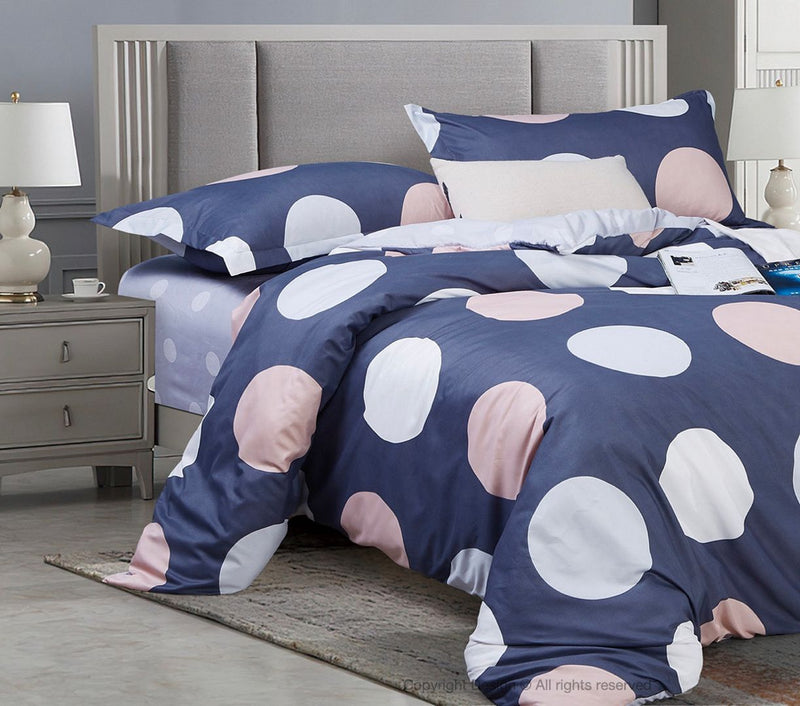 Circles Super King Size Quilt/Duvet Cover Set