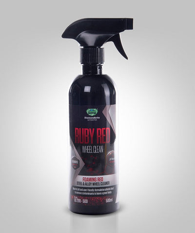 Ruby Red Wheel Cleaner – Steel & Alloy Wheel Cleaner 500 ml  Made in UK